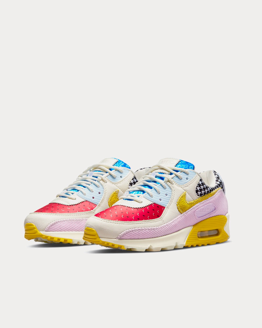 Nike Air Max 90 MM Sail / Bright Citron / Doll / Lobster Low Top Sneakers - 3