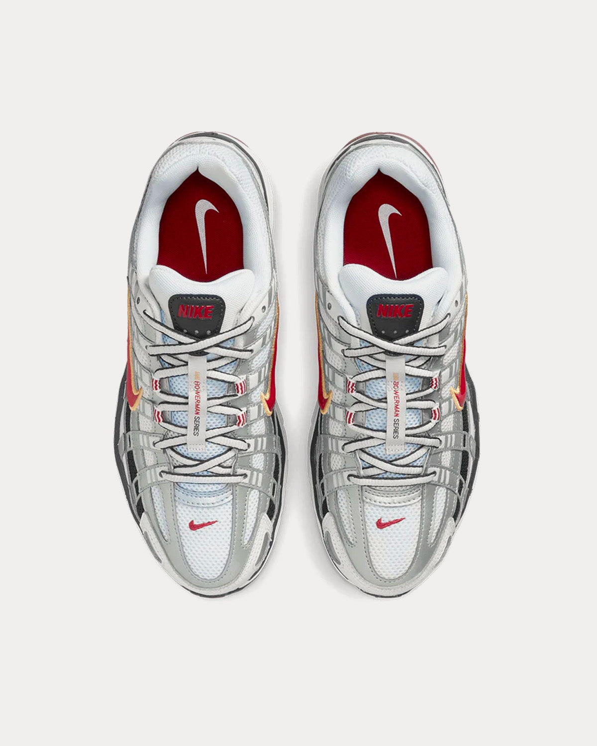 Nike P-6000 White / Varsity Red / Platinum Low Top Sneakers - 2