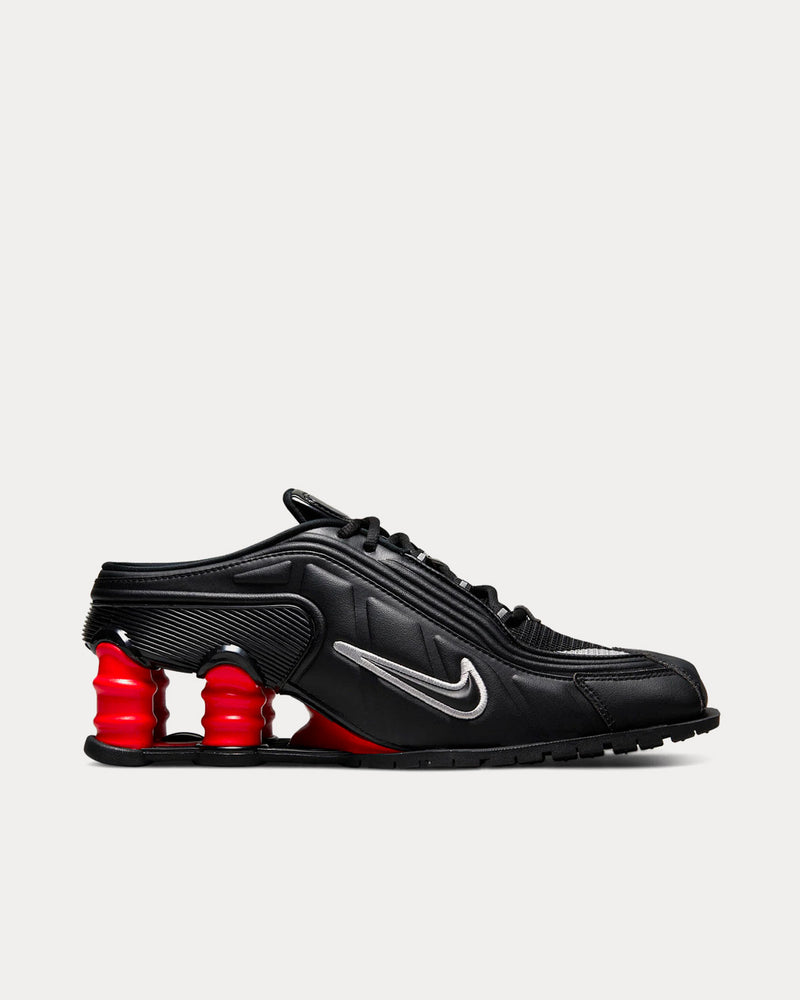 Nike x Martine Rose Shox Black / Silver / Red Low Top Sneakers - 1