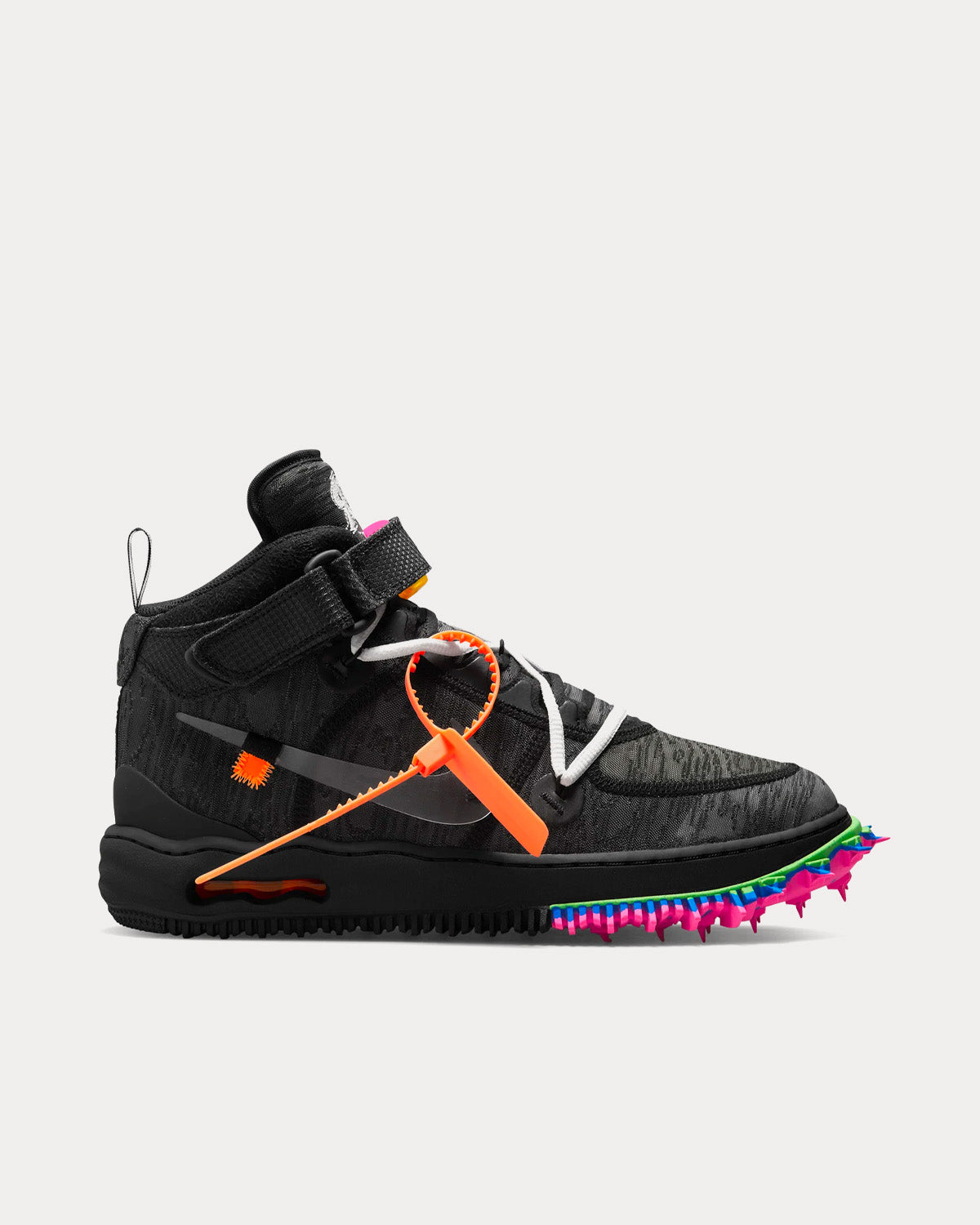 Nike x Off-White Air Force 1 Mid Black High Top Sneakers - 1