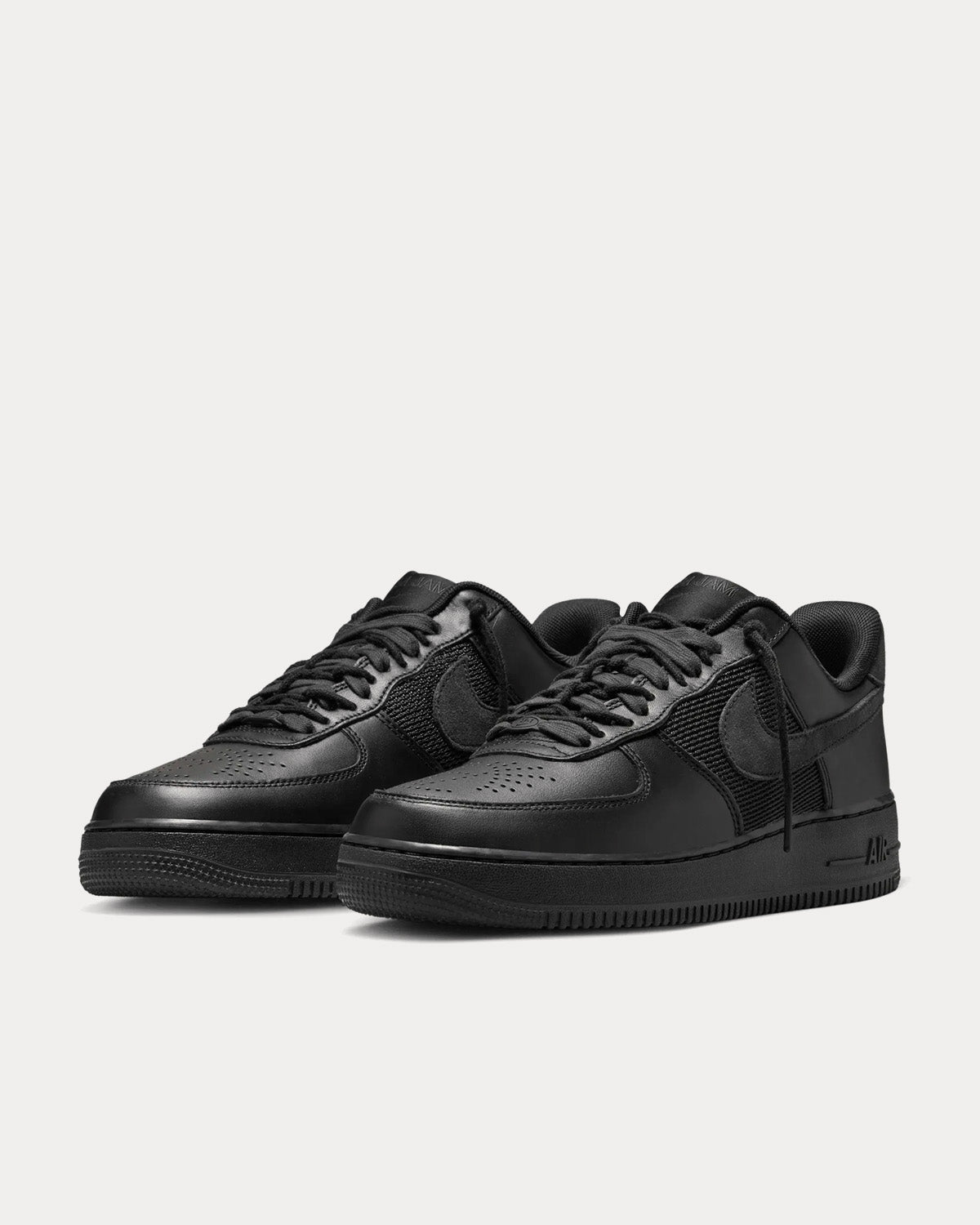 Nike x Slam Jam AF-1 Black / Off-Noir Low Top Sneakers - 3