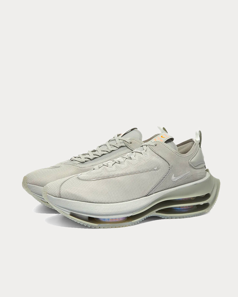 Nike Zoom Double-Stacked Grey Fog Low Top Sneakers - 2