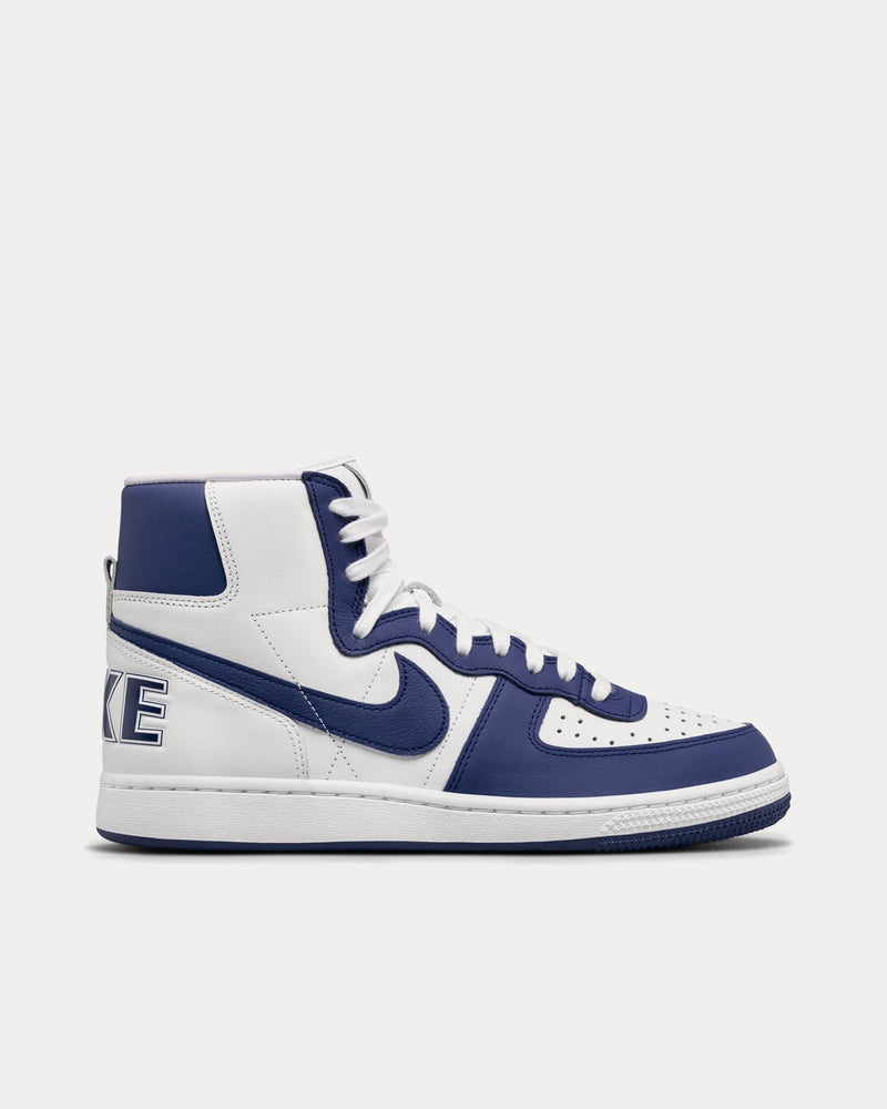 Nike x Comme des Garçons Terminator Blue / White High Top Sneakers - 1