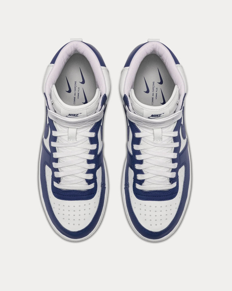 Nike x Comme des Garçons Terminator Blue / White High Top Sneakers - 2