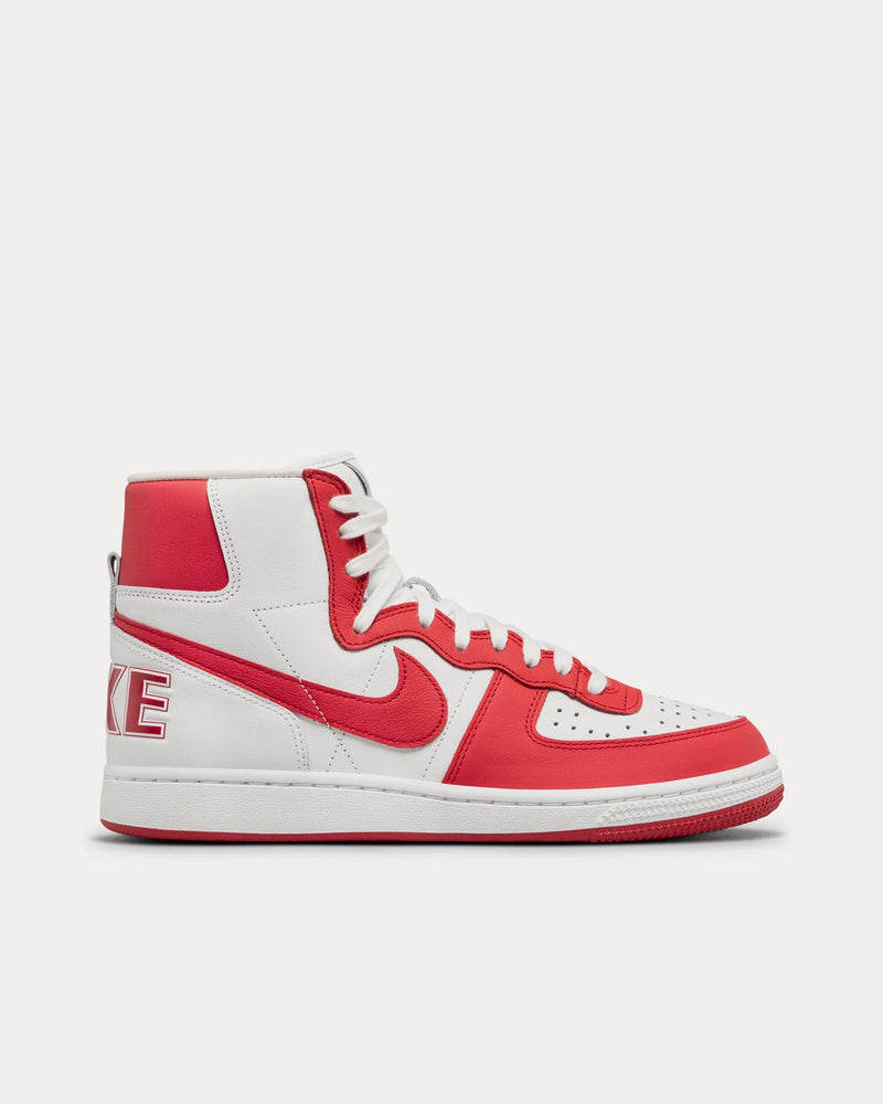 Nike x Comme des Garçons Terminator Red / White High Top Sneakers - 1