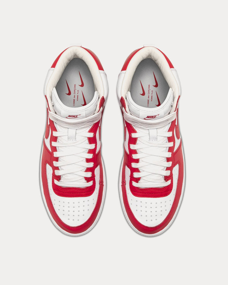 Nike x Comme des Garçons Terminator Red / White High Top Sneakers - 2