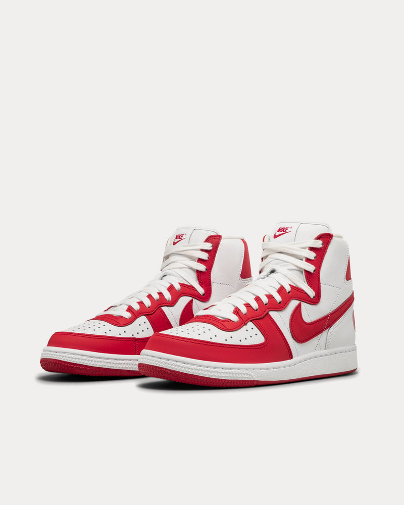 Nike x Comme des Garçons Terminator Red / White High Top Sneakers - 3