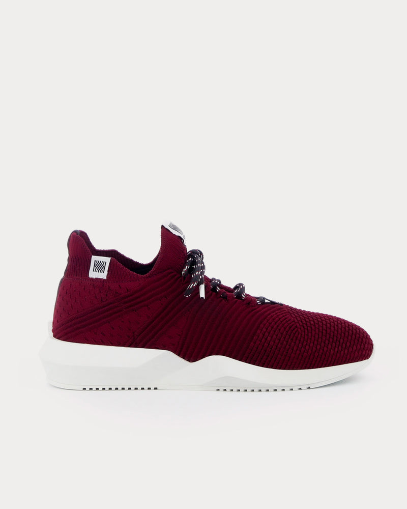 Norm 1L11-01 BURGUNDY Running Trainers - 1