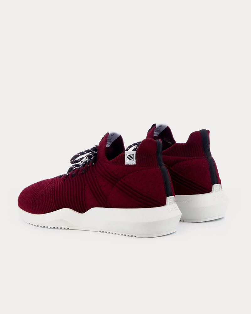 Norm 1L11-01 BURGUNDY Running Trainers - 3