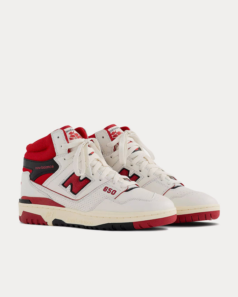 New Balance x Aime Leon Dore 650 Tempo Red With Sea Salt High Top Sneakers - 3