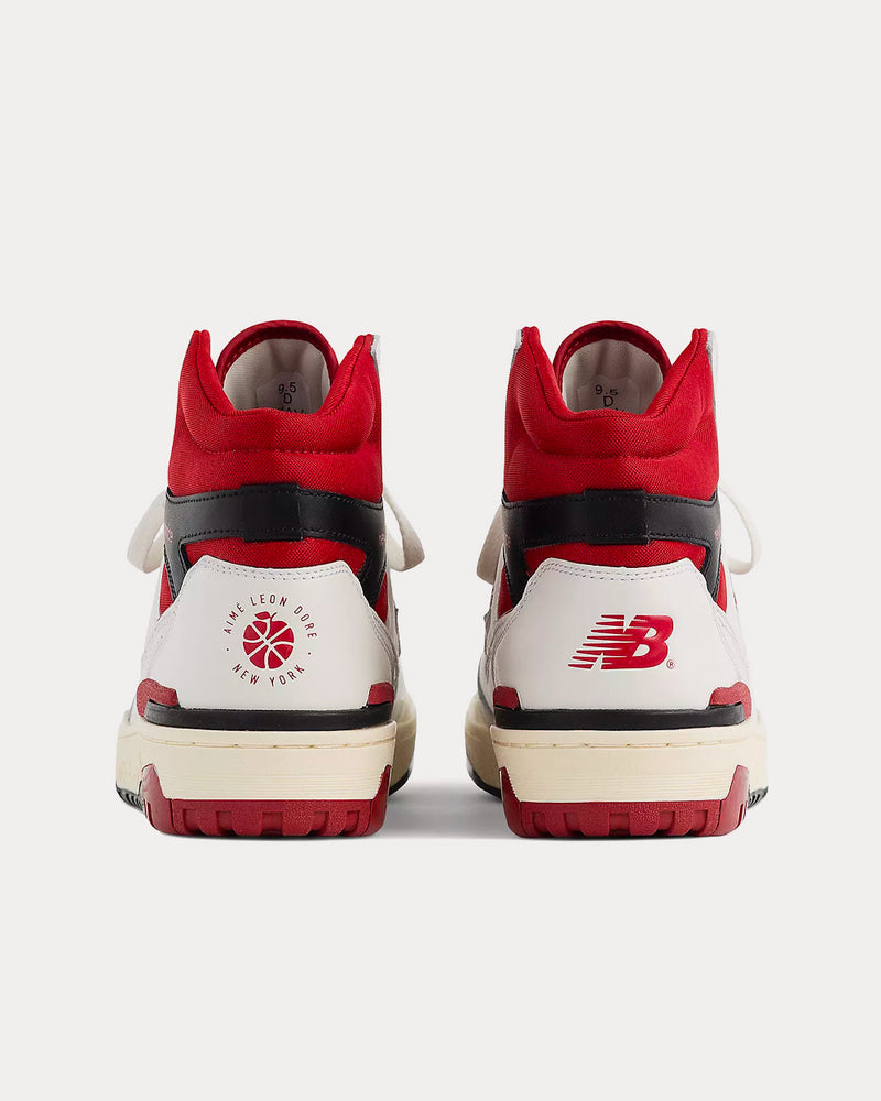 New Balance x Aime Leon Dore 650 Tempo Red With Sea Salt High Top Sneakers - 4