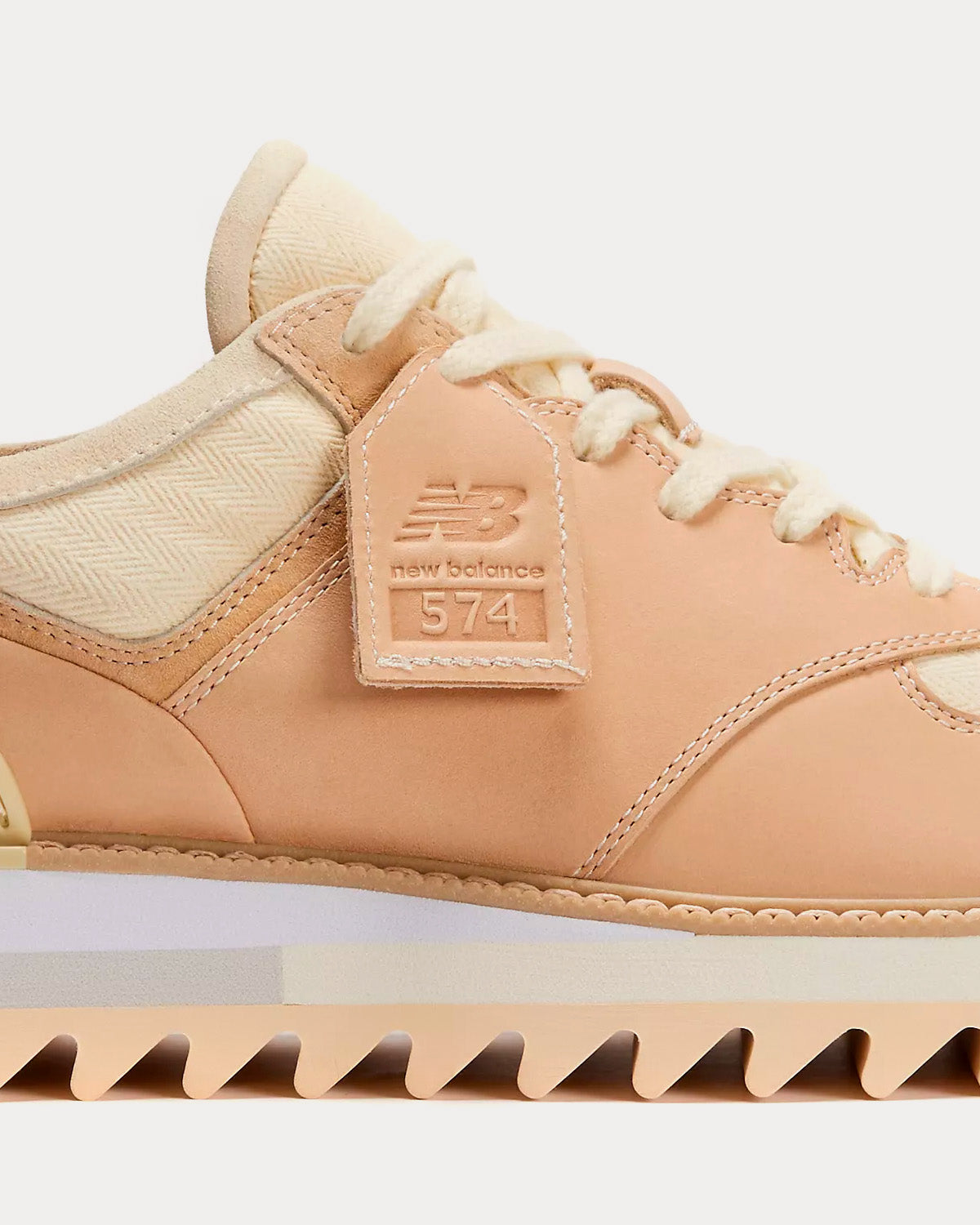 New Balance Tokyo Design Studio 574 Beige Low Top Sneakers - 6