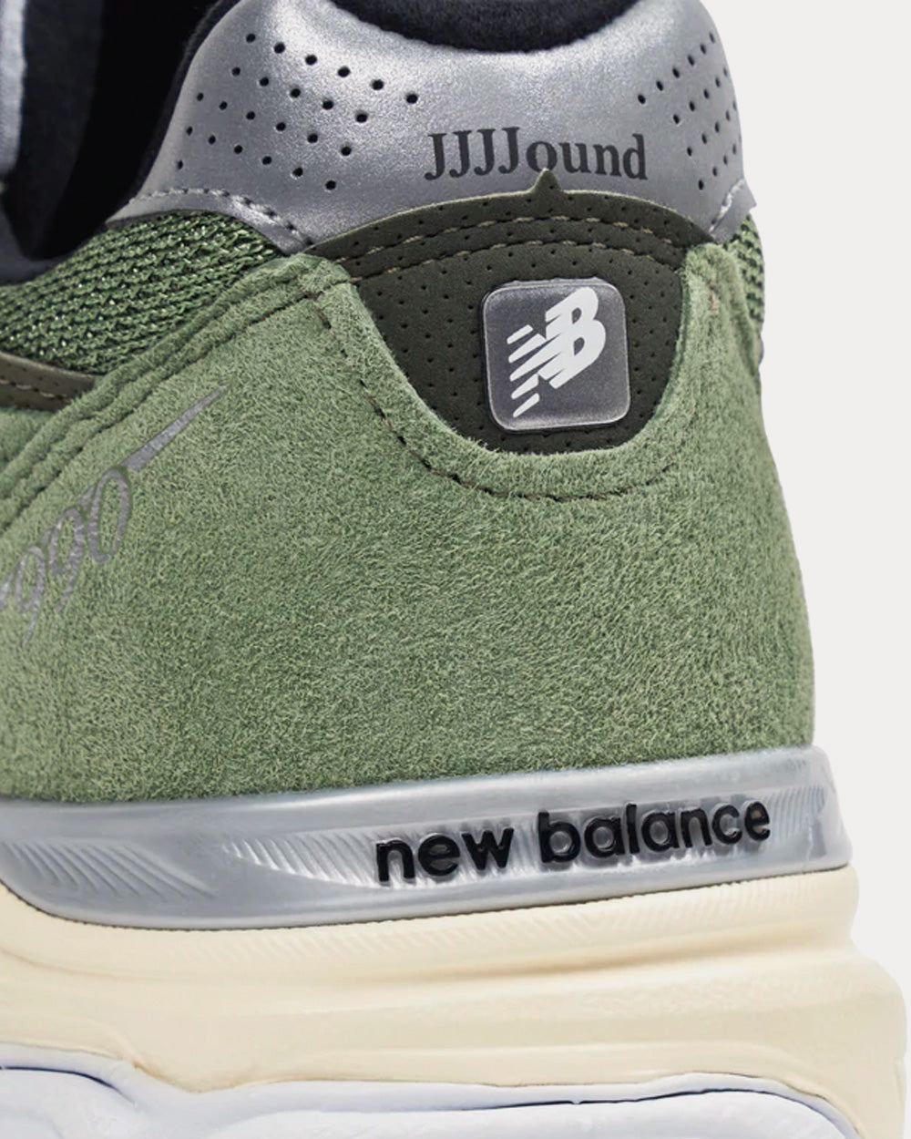 New Balance x Jjjjound MADE 990v3 Olive Low Top Sneakers - 6