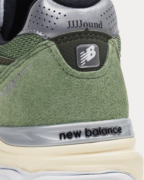 New Balance x Jjjjound MADE 990v3 Olive Low Top Sneakers - Sneak