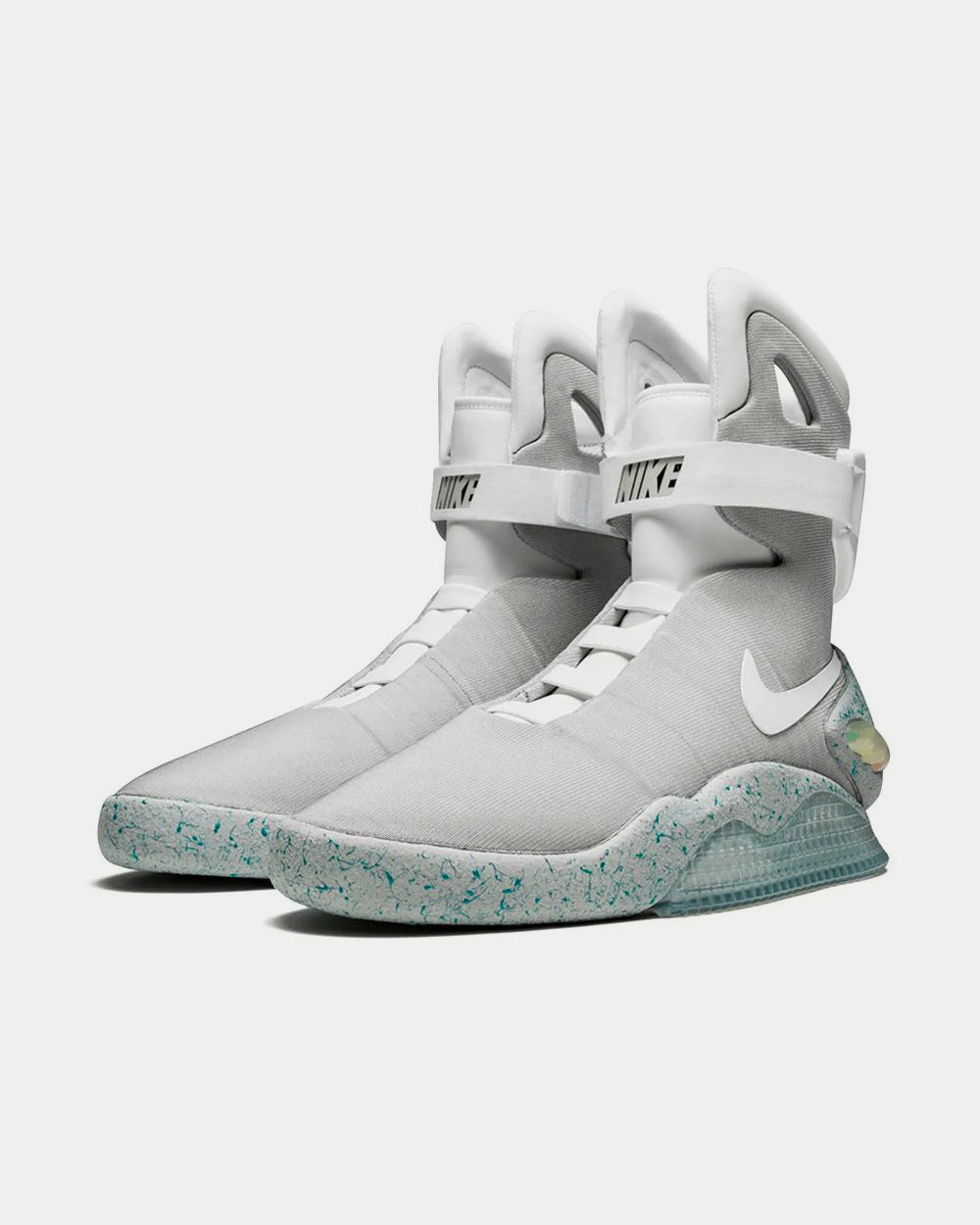 Nike Air Mag Grey High Top Sneakers - 6