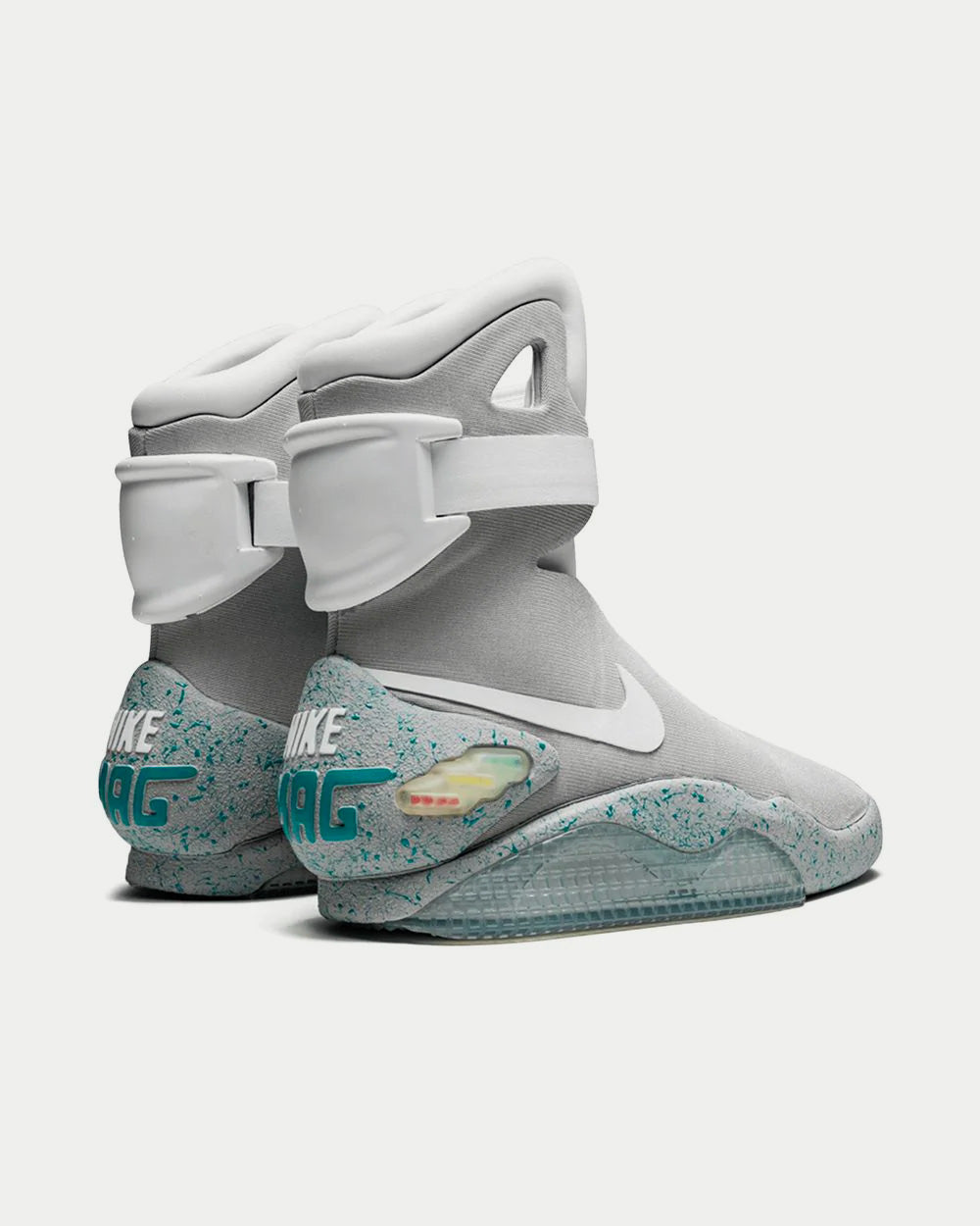 Nike Air Mag Grey High Top Sneakers - 5