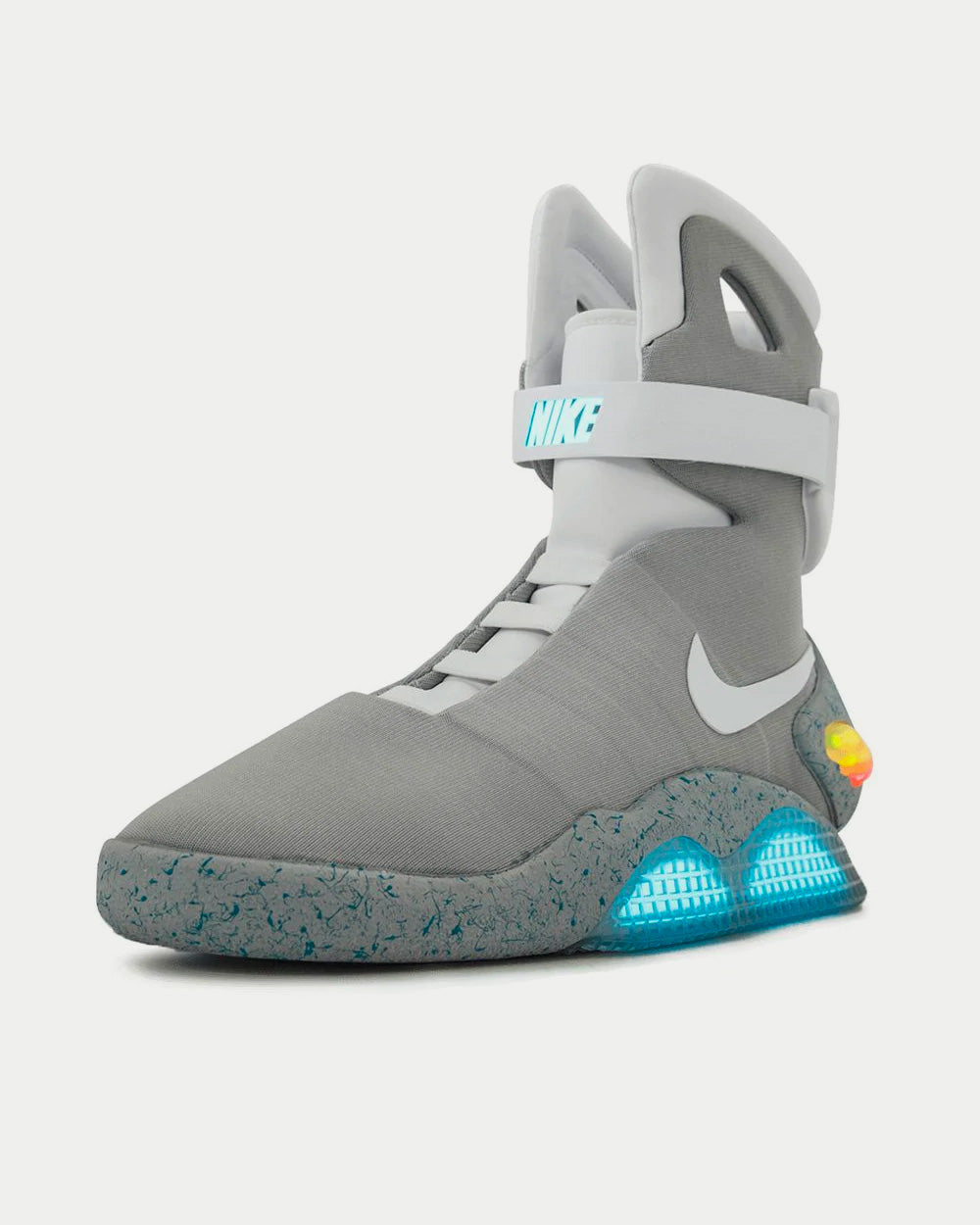 Nike Air Mag Grey High Top Sneakers - 3