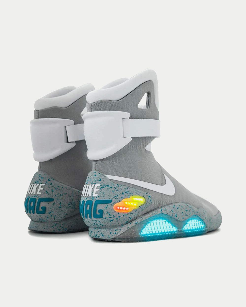 Nike Air Mag Grey High Top Sneakers - 2