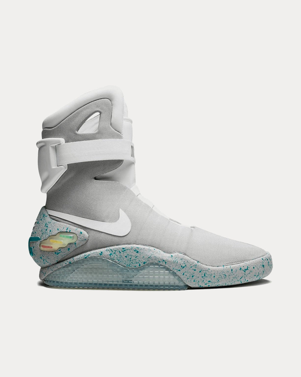 Nike Air Mag Grey High Top Sneakers - 1