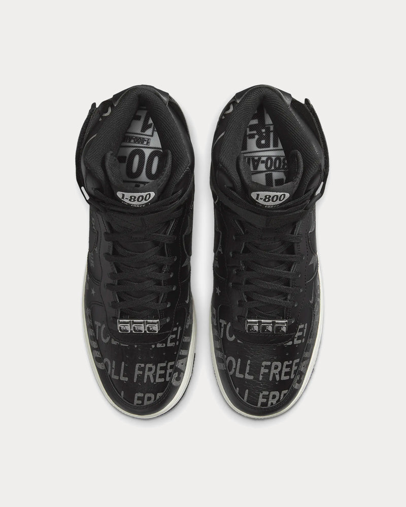 Nike Air Force 1 High '07 Premium Black High Top Sneakers - 3