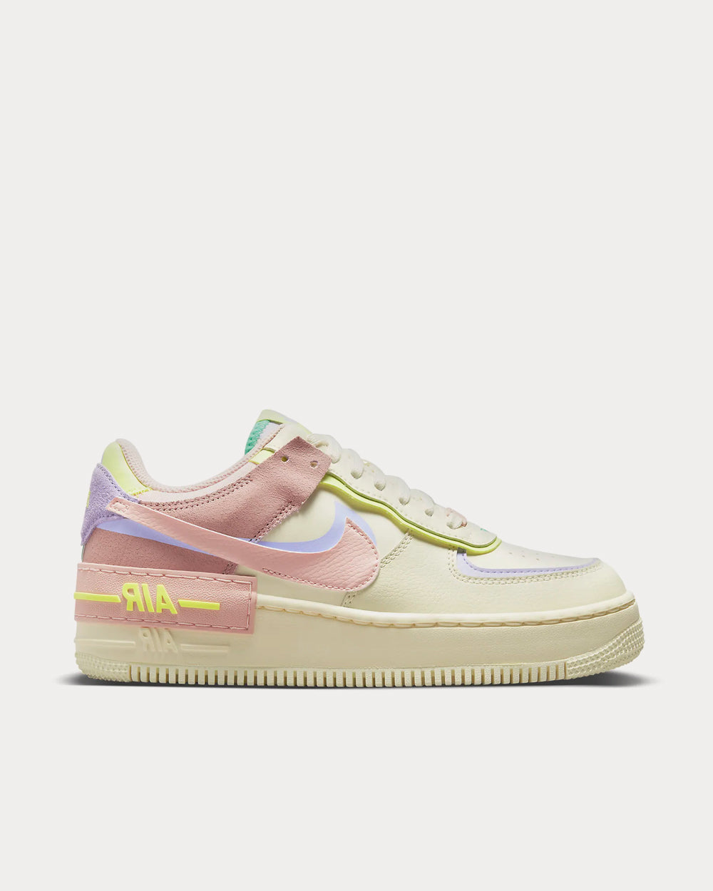 Air Force 1 Shadow Cashmere / Pure Violet / Pink Oxford / Pale Coral Low  Top Sneakers