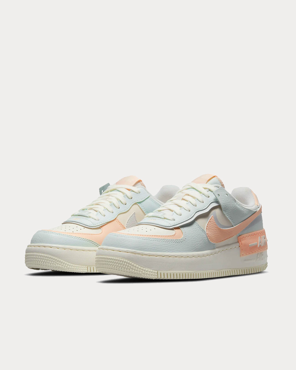 Nike Air Force 1 Shadow Sail / Crimson Tint / Photon Dust / Barely Green Low Top Sneakers - 2