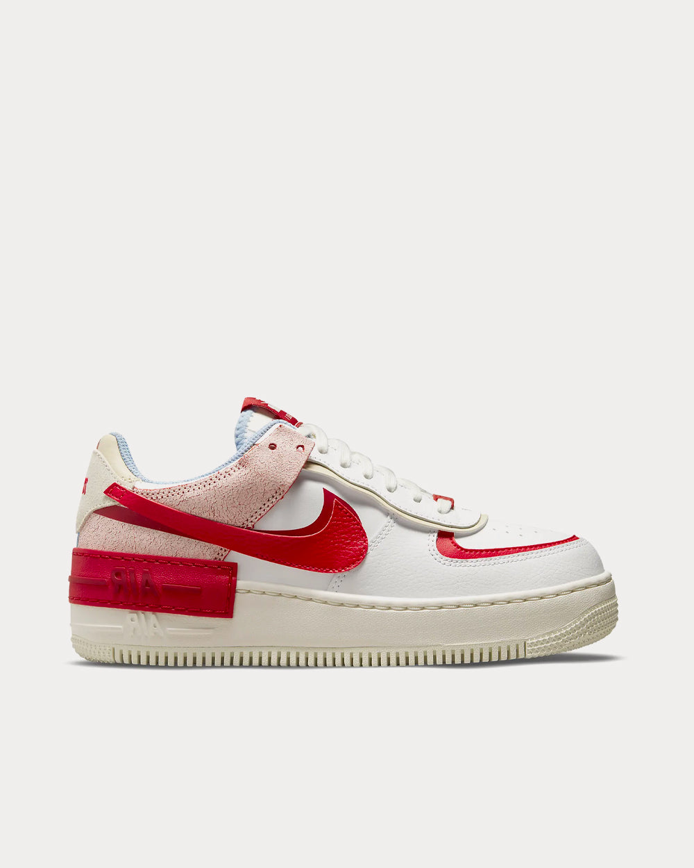 Nike Air Force 1 Summit White/Solar Red