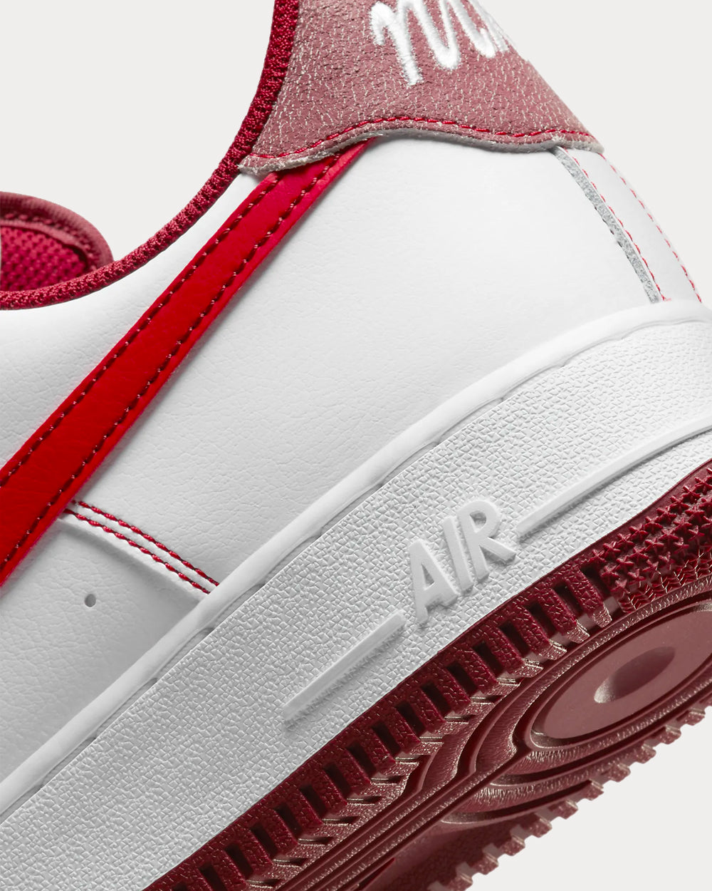 Nike Air Force 1 '07 White / Team Red / Sail / University Red Low ...