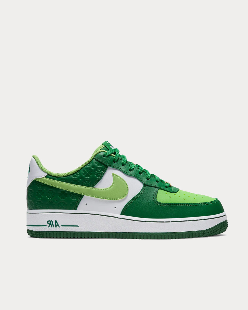 Nike Air Force 1 '07 Pine Green/White/Metallic Gold/Mean Green Low Top Sneakers - 1