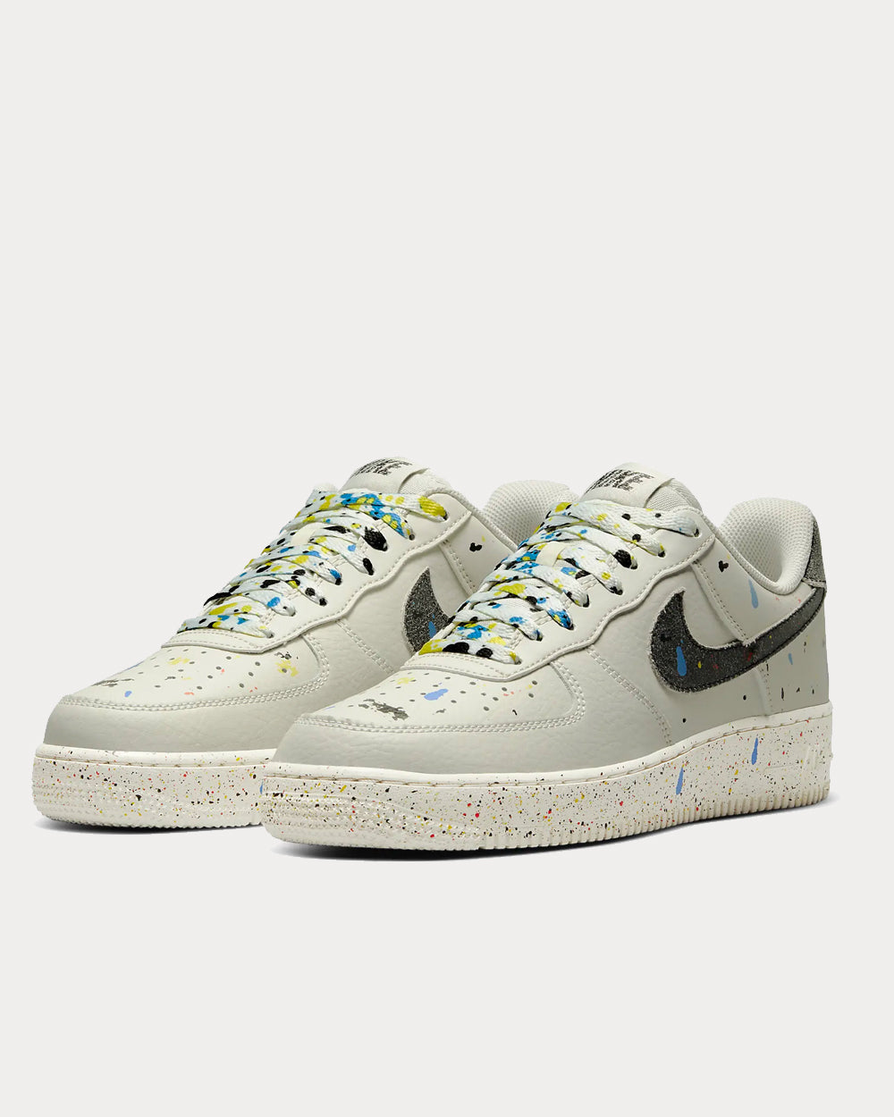 Nike Air Force 1 '07 LV8 Light Bone / Sail / Black Low Top Sneakers - 2