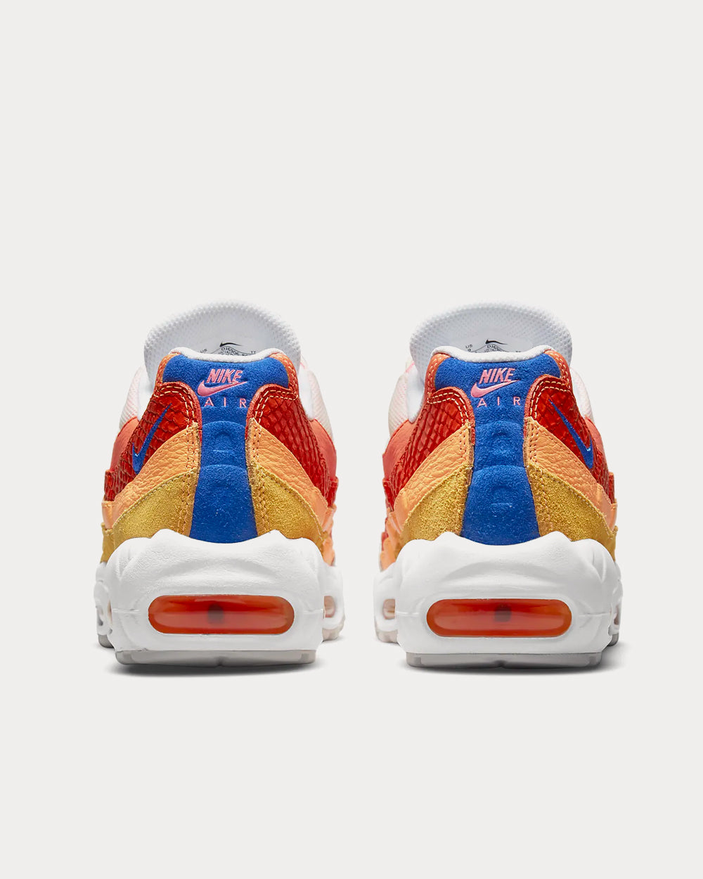 Nike Air Max 95 Campfire Orange / Sail / Laser Orange / Racer Blue Low Top Sneakers - 4