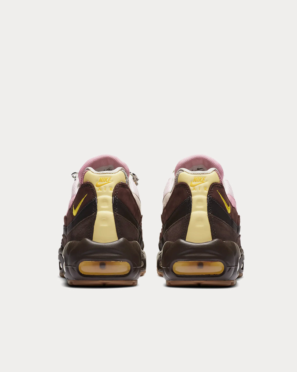 Nike - Air Max 95 Velvet Brown / Light British Tan / Baroque Brown / Opti Yellow Low Top Sneakers