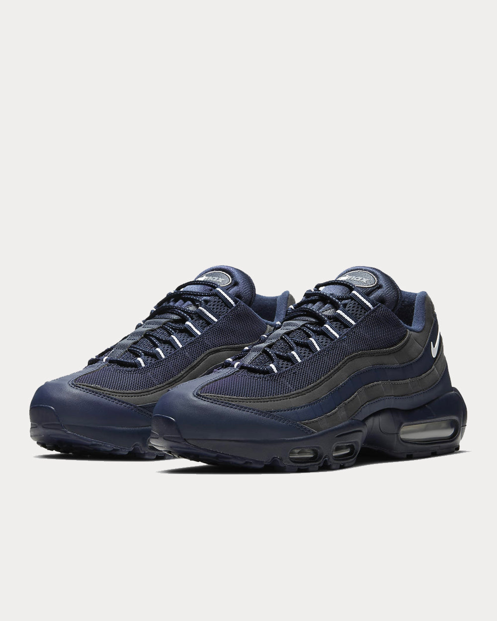 Navy blue air max 95 best sale