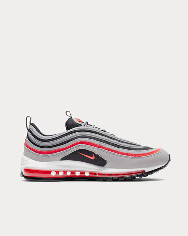 Nike Air Max 97 Wolf Grey / Radiant Red Low Top Sneakers