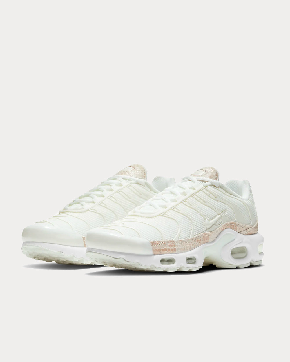 Nike Air Max Plus Sail/Particle Beige/White Low Top Sneakers - 2