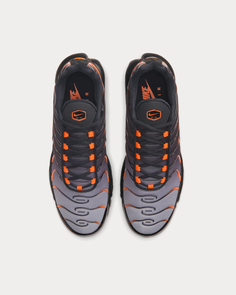 Nike Air Max Plus Black/Team Orange/Iron Grey Low Top Sneakers - 3