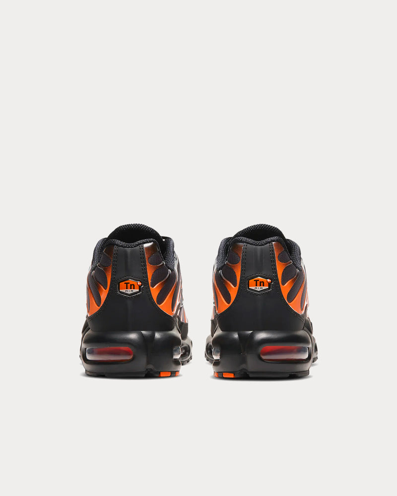 Nike Air Max Plus Black/Team Orange/Iron Grey Low Top Sneakers - 5