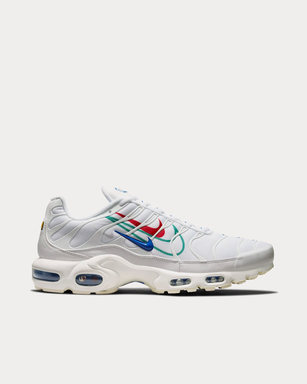 Air max plus white blue red best sale