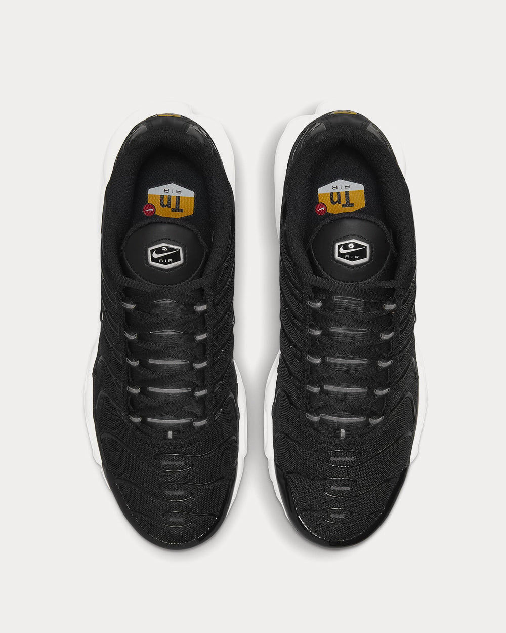 Nike Air Max Plus Black / White Low Top Sneakers - 3