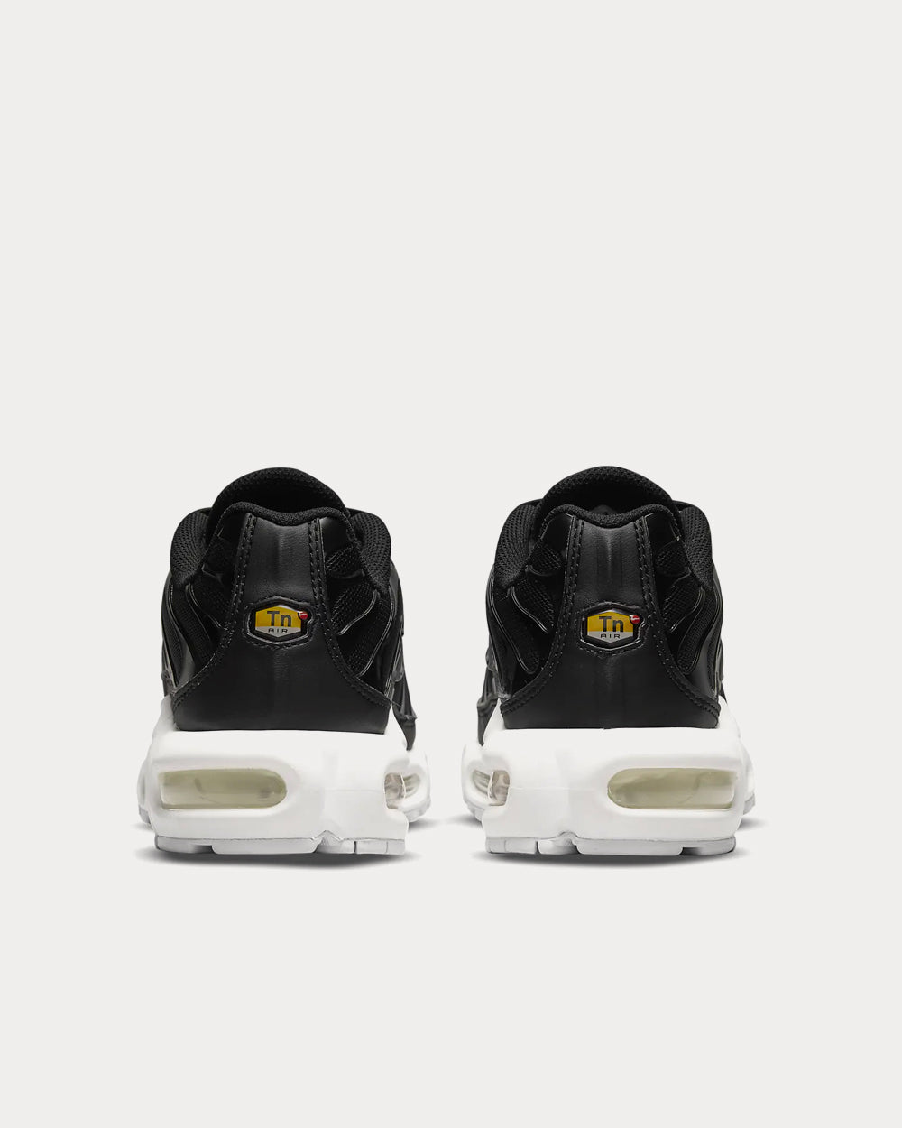 Nike Air Max Plus Black / White Low Top Sneakers - 4