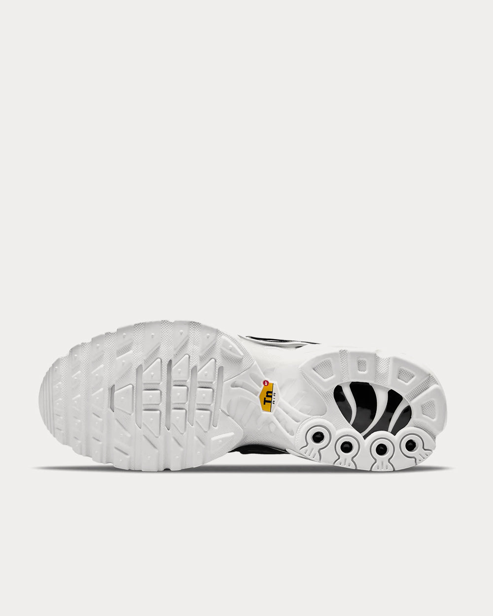 Nike Air Max Plus Black / White Low Top Sneakers - 5