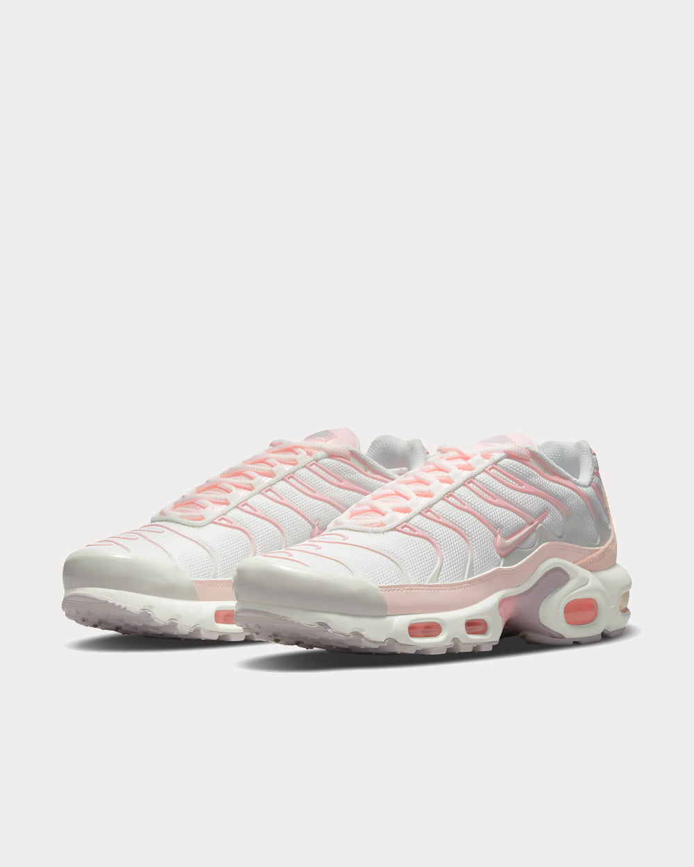 Nike Air Max Plus Summit White Arctic Punch White Barely Rose Low Top Sneakers Sneak in Peace