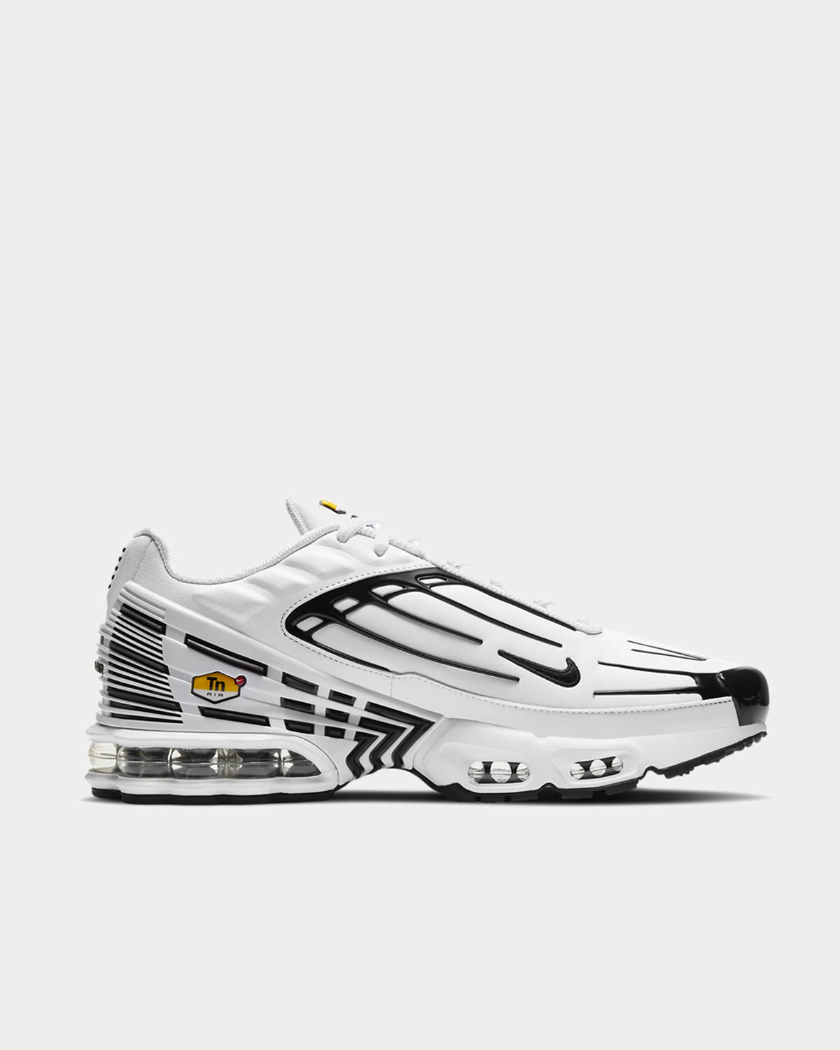 Nike Air Max Plus 3 Leather White Low Top Sneakers - 1