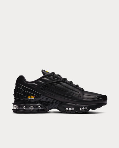 Nike Air Max Plus 3 Leather Black Low Top Sneakers