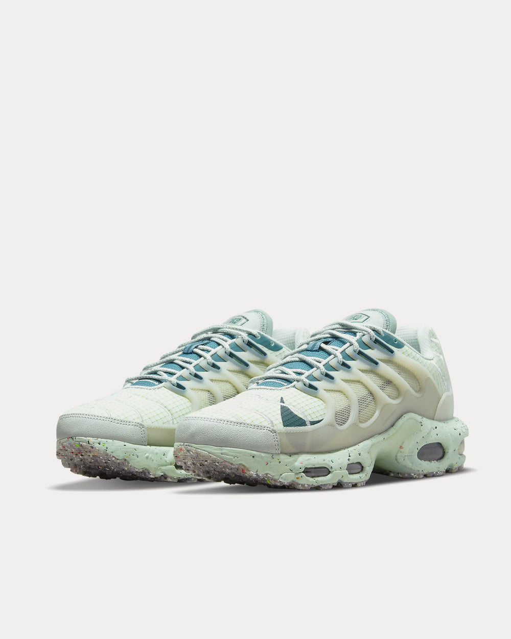 Nike Air Max Terrascape Plus Grey Haze / Seafoam / Dark Teal Green Low Top Sneakers - 3