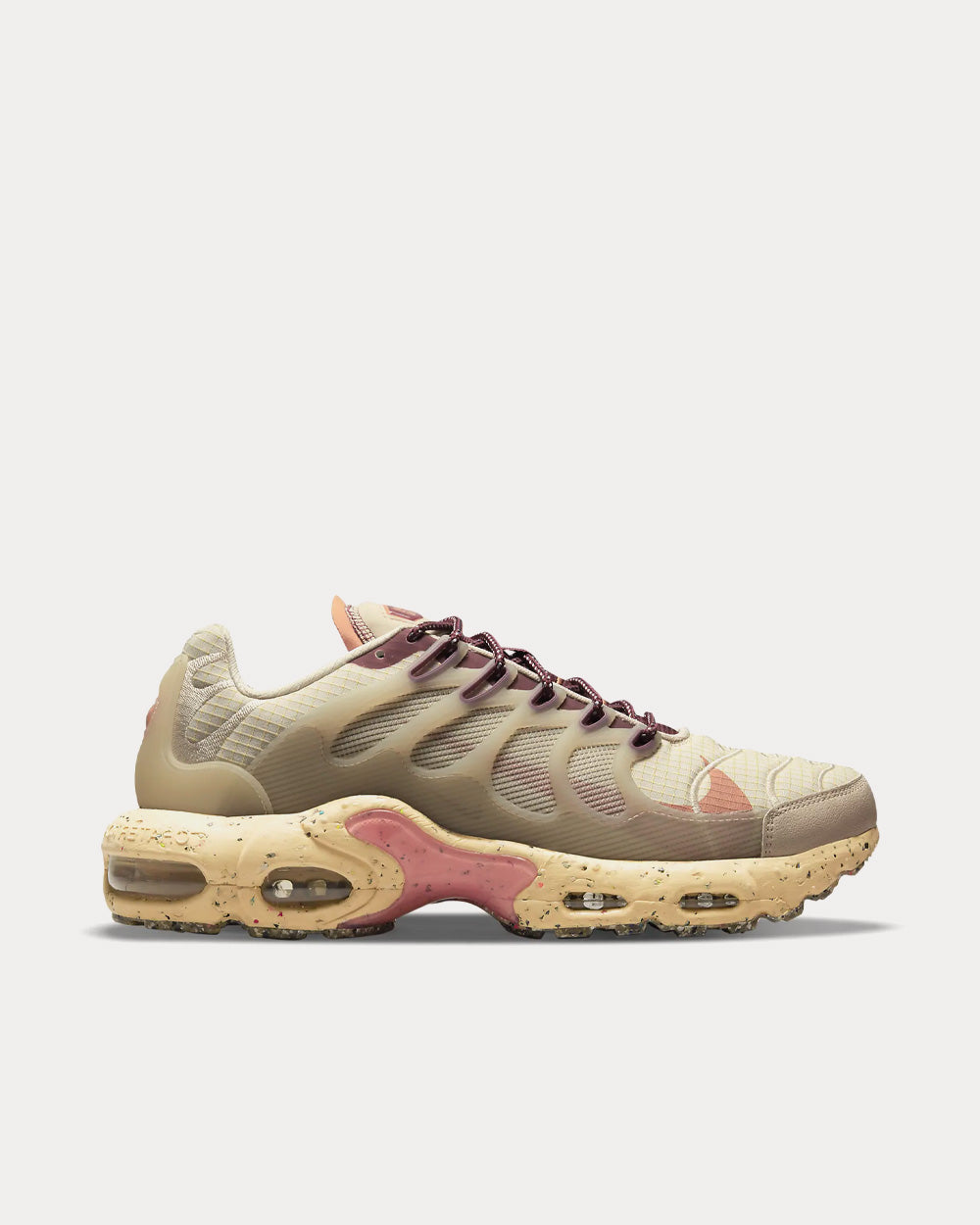 Nike Air Max Terrascape Plus Pearl White / Dark Beetroot / Canvas / Hot Curry Low Top Sneakers - 1