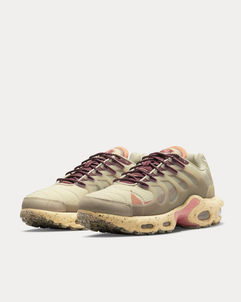 Nike Air Max Terrascape Plus Pearl White / Dark Beetroot / Canvas / Hot Curry Low Top Sneakers - 3