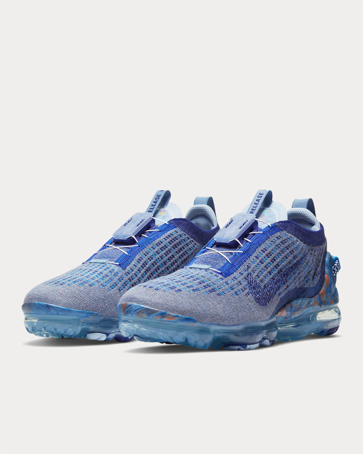 Nike Air VaporMax 2020 Flyknit Stone Blue Low Top Sneakers - 2