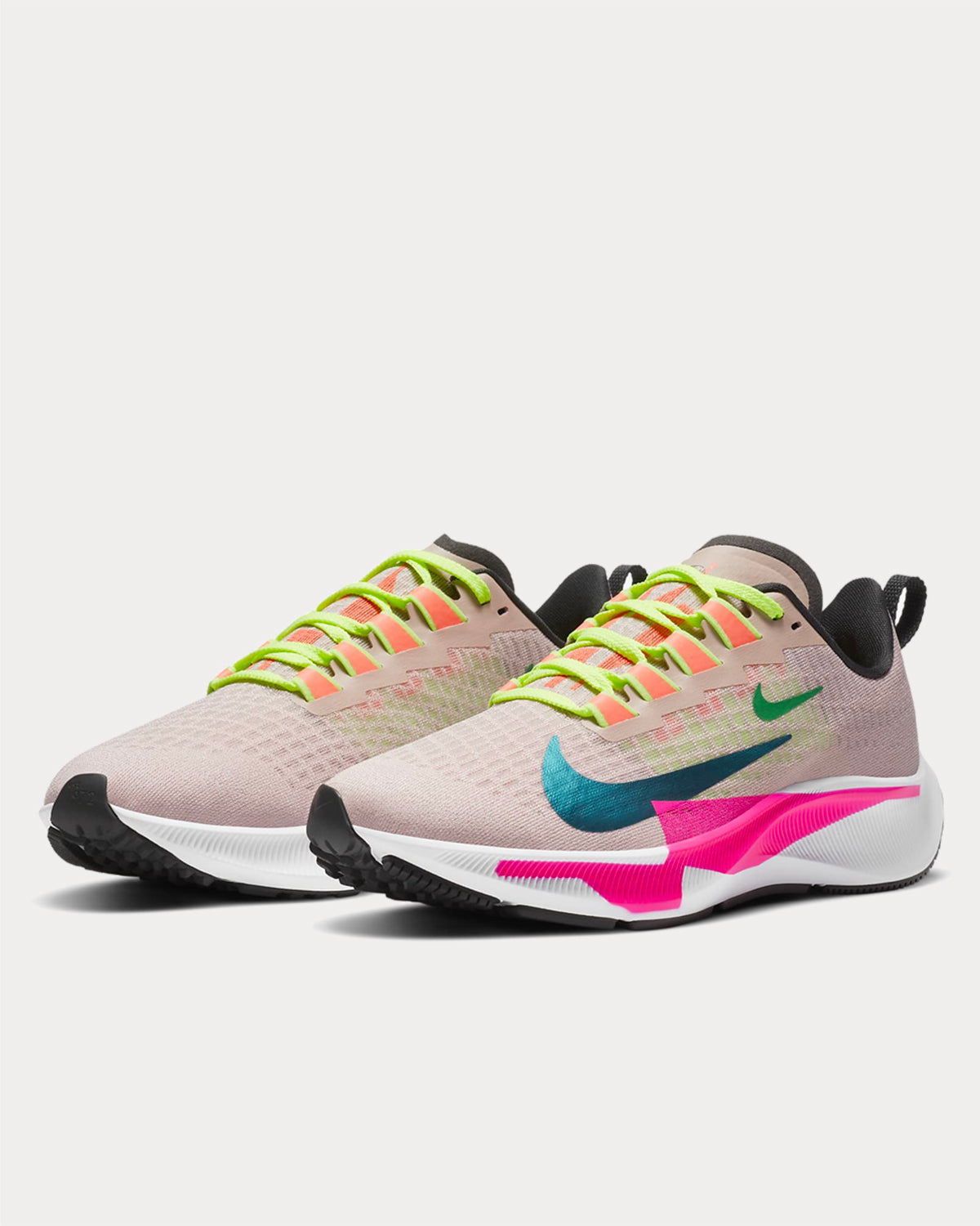 Nike Air Zoom Pegasus 37 Premium Barley Rose Running Trainers - 2