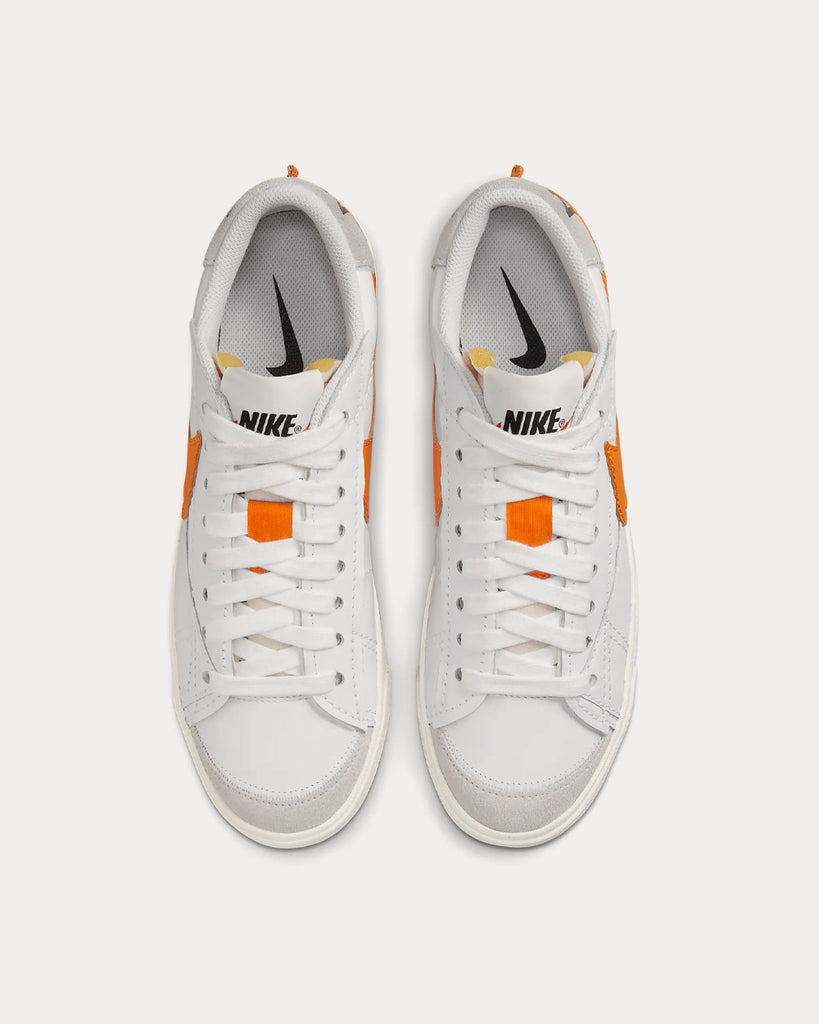 7-10 702 White & orange low-top sneaker 45